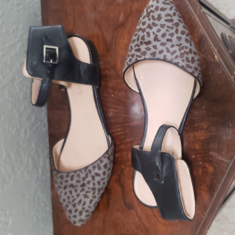 SoleSociety Dressy Calf Hair Flats Sz6